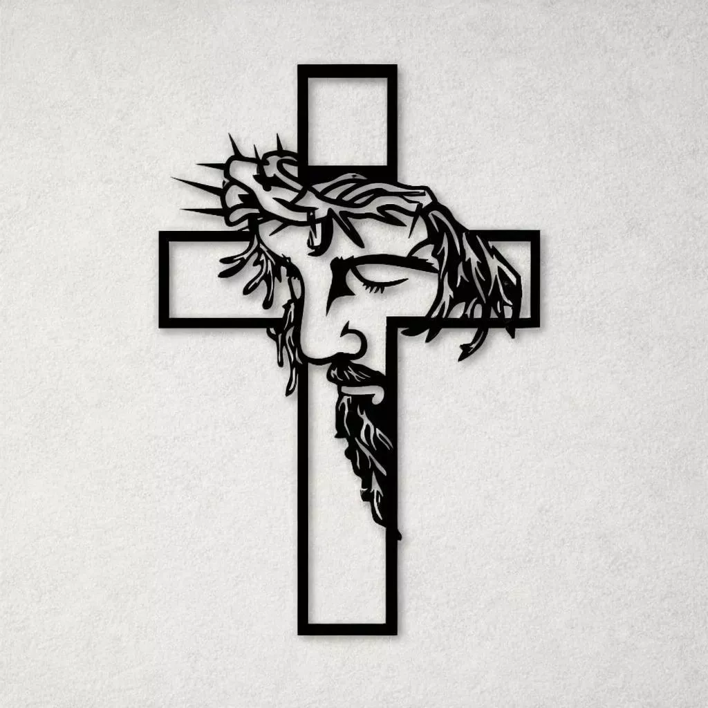 Quadro Jesus Sacro em MDF premium